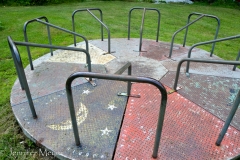 There was an old merry-go-round by the P.O.