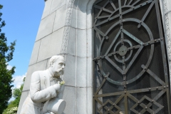 It was built by John Bowman after his wife and children died.