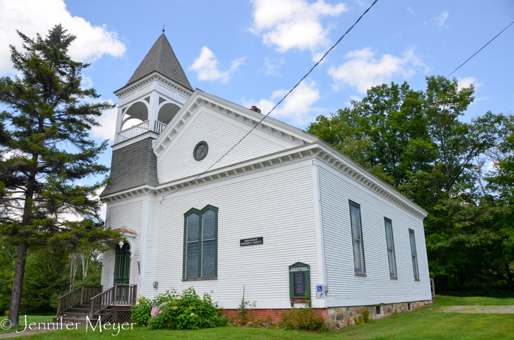 This old church is now owned by the historical society.
