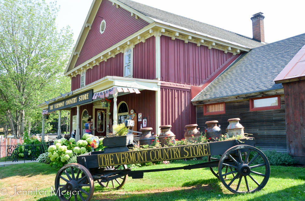 We drove by the Vermont Country Store.
