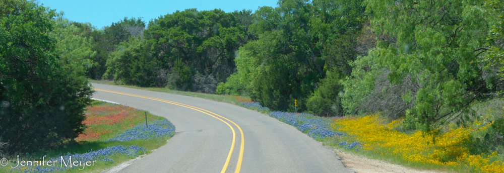 We left Hill Country in a blaze of color.
