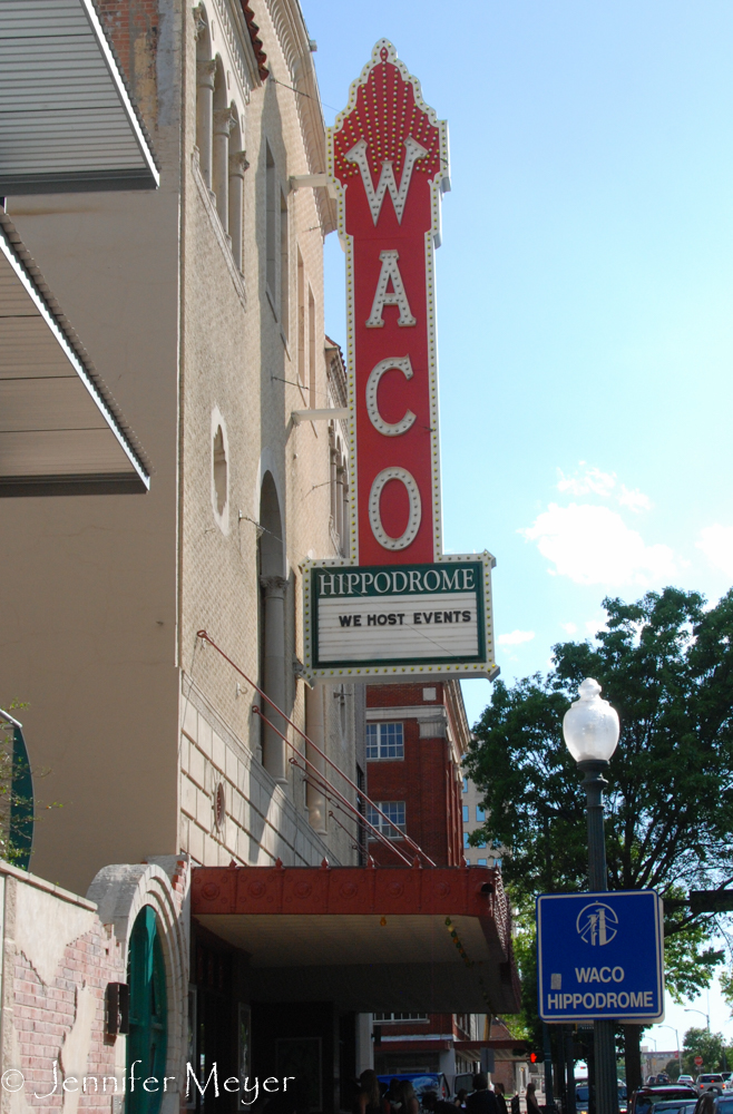 Old Waco theater.