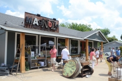 A busy parking lot sale.