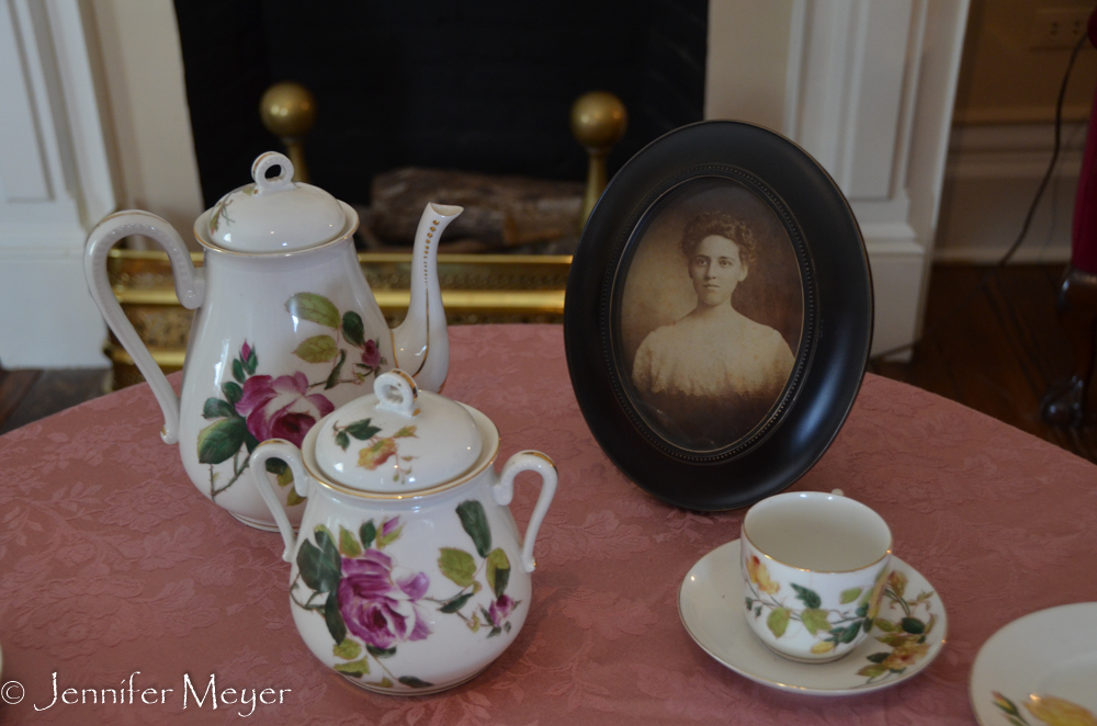 The daughter and her husband inherited the house and stayed on.