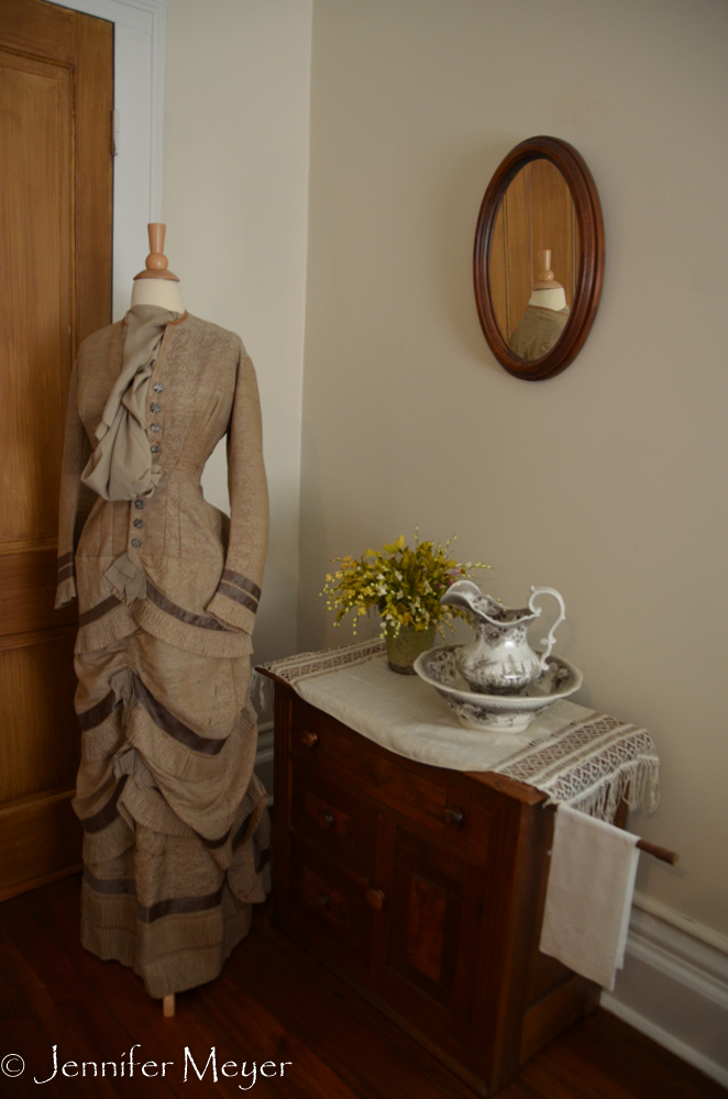 One of the sister's dresses.