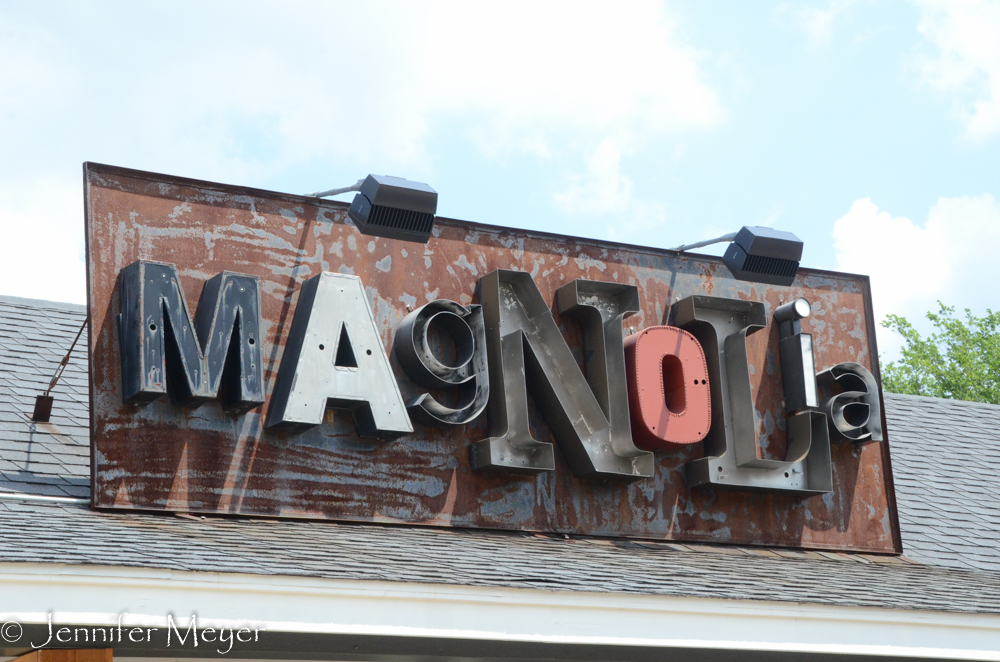 Magnolia store sign.