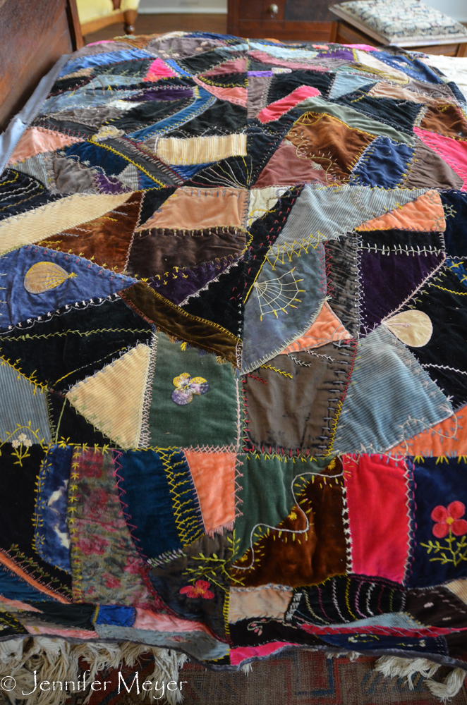 Such a wonderful "crazy quilt."