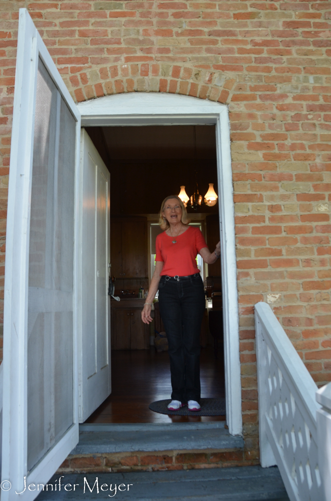 Our guide was great. She told many stories of country living back in the old days.