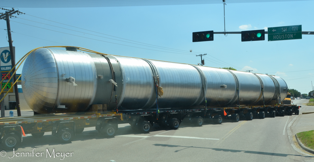 They had to clear the entire intersection for it to make the turn.