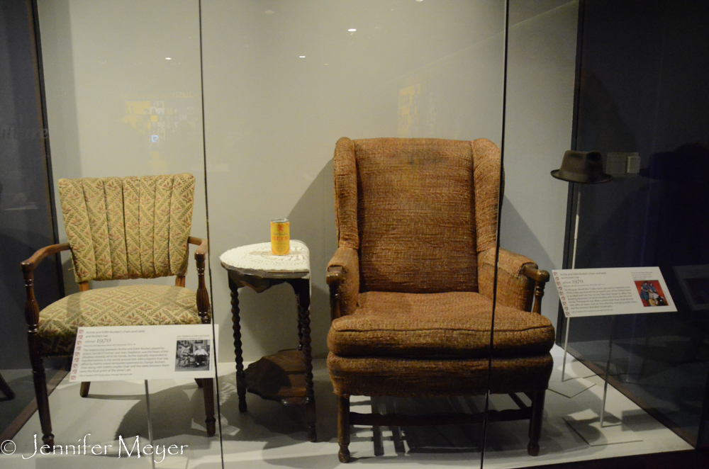 Archie and Edith Bunker's chairs.