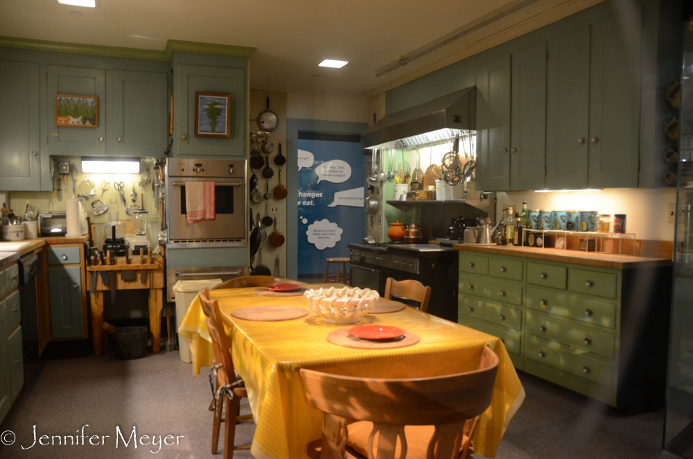 Julia Child's kitchen.