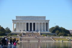 It was a long walk to the Lincoln Memorial.