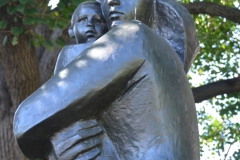 This statue was a present from Armenia in gratitude for earthquake assistance in 1988.