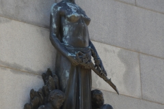 And topless woman with naked children, of course.