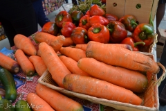 Giant carrots.