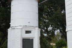 Two water tanks, collecting rain water, were added in the 1900s.