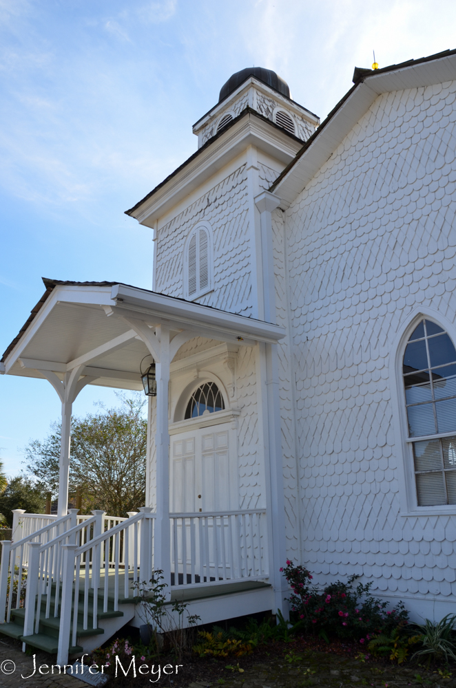 It was the first black church in Louisiana.