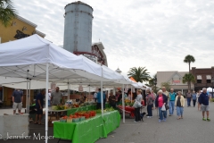 On Saturday, there was an open market.