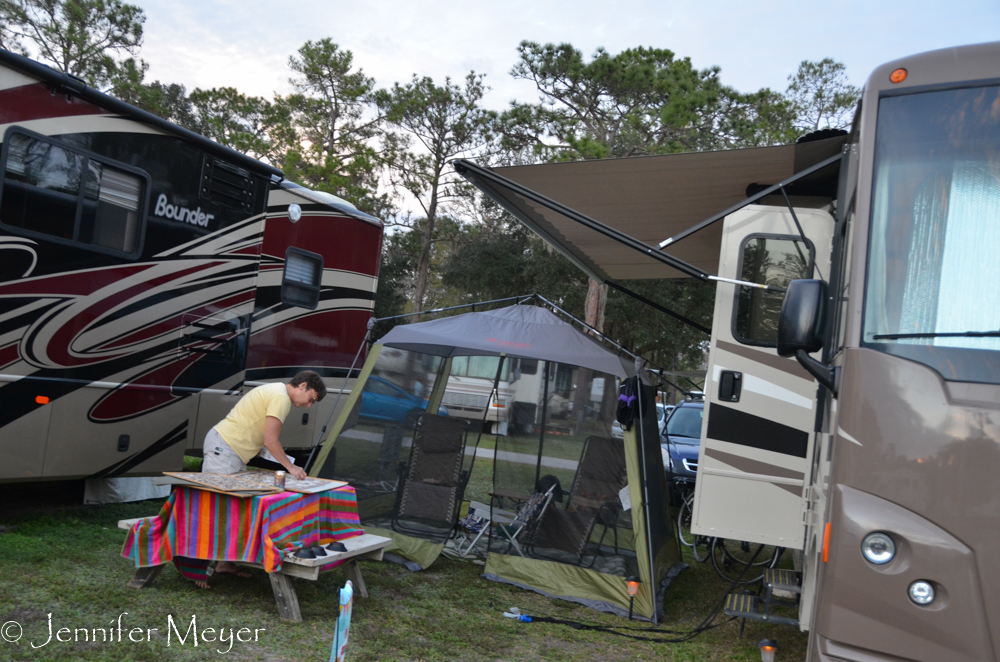 Our spot in the campground.