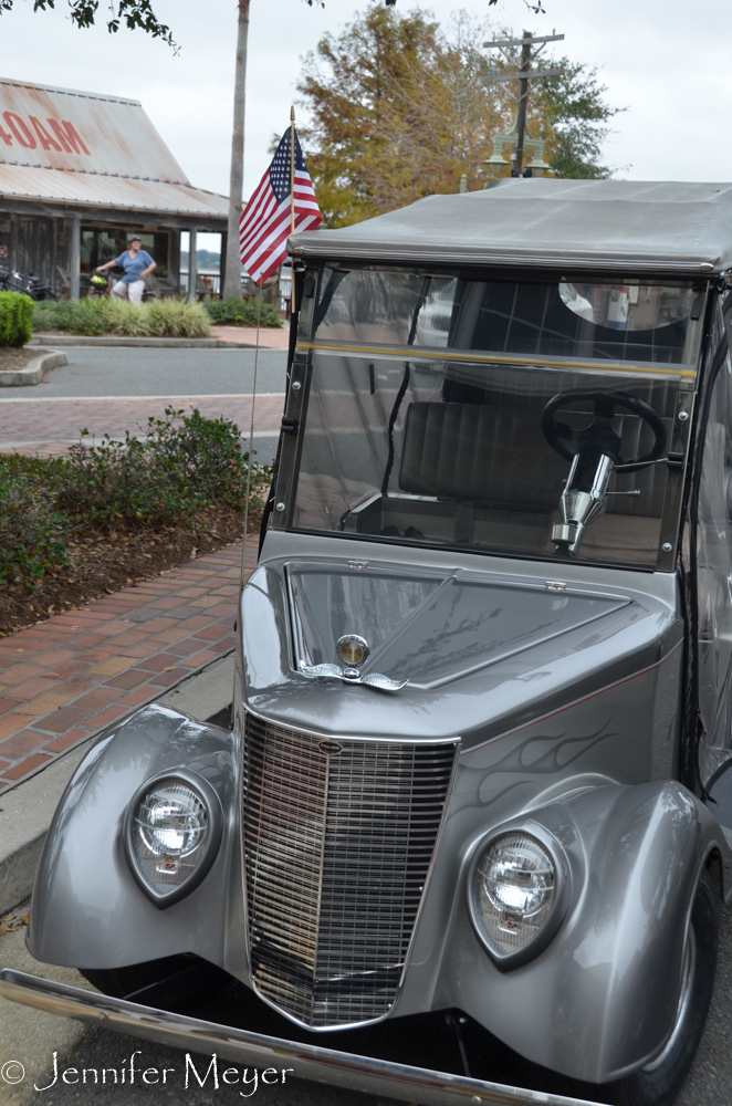 The Rolls Royce of golf carts.