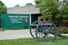 It was raining when we arrived at the battlefield, so we watched a movie at the visitor center.