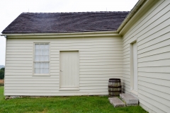 The women and children, including slaves, hid in the cellar.