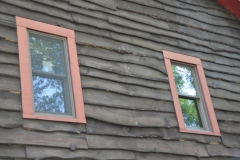 I love the rough siding that is typical of the Catskills area.