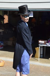 ... she decided to take it home with her. The seal skin top hat we sold for $60.