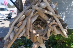 Driftwood bird house.