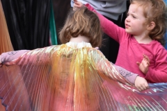 All the kids wanted a fairy-wing cape.