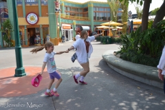Maddie and Aly danced to "Footloose."