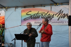 Local musicians at Saturday Market.