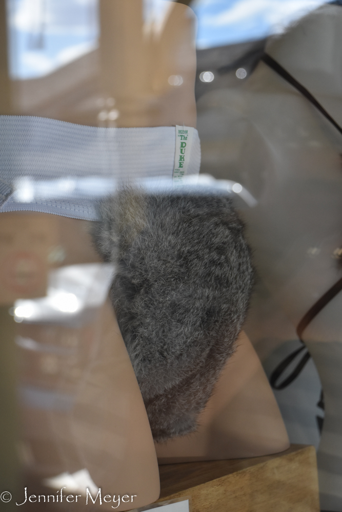 A fur jock strap???