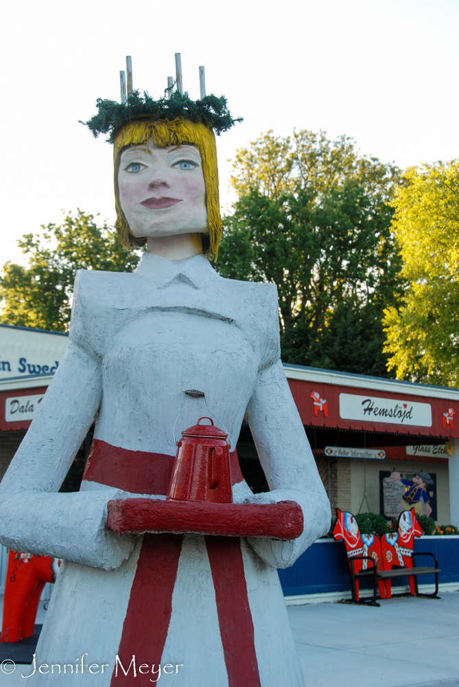 Swedish statue.