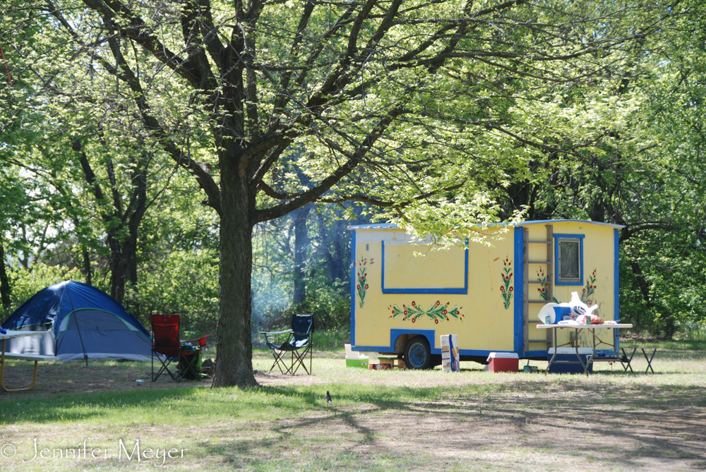 Such a sweet little campsite.