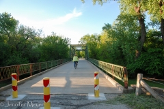 Back over the bridge.