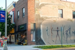 More modern mural.