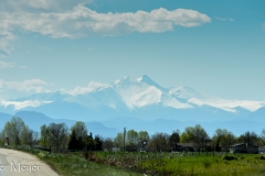 Longmont is on the edge of the Rockies.