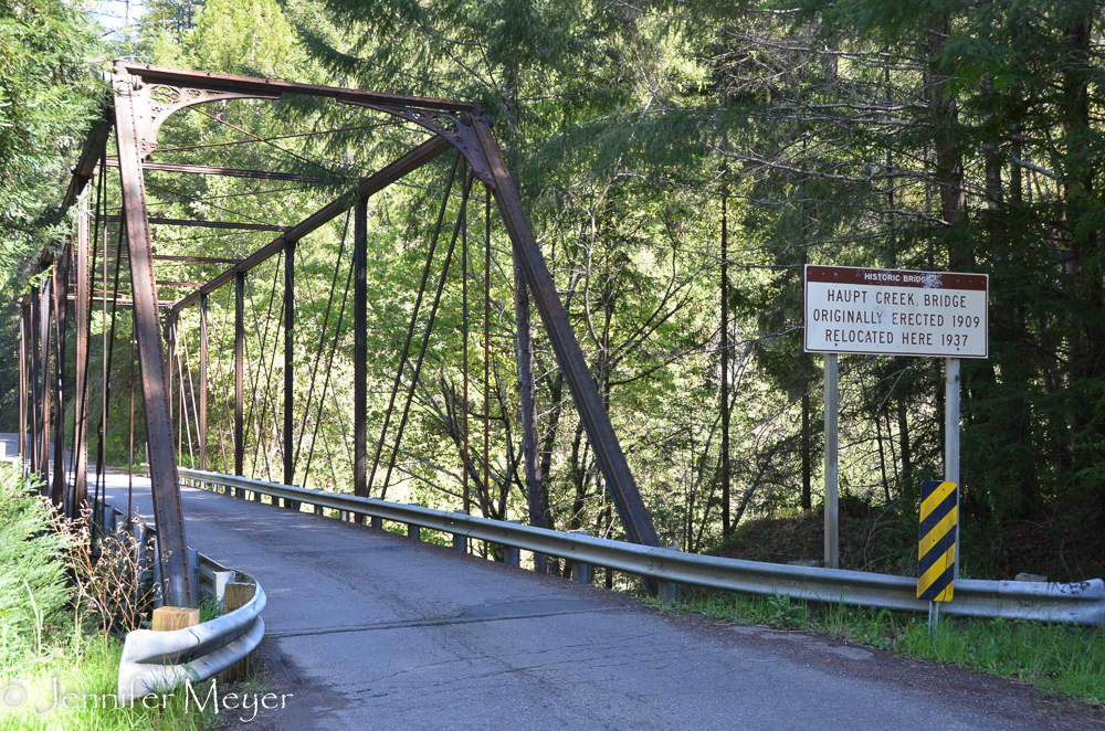 Old iron bridge.
