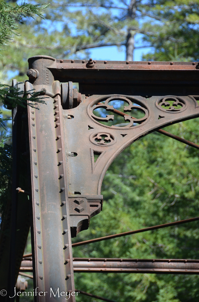 Fancy scrollwork.