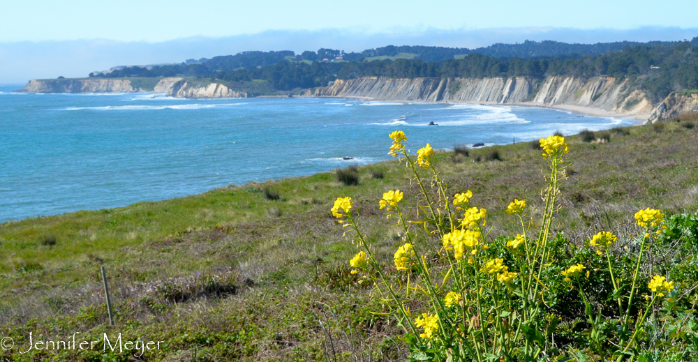 After 2.5 hours of creeping around curves, this view welcomed us.