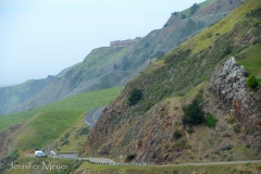 You can see four levels of the road from one spot.