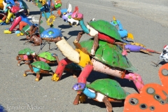 An artist in Austin makes the creations.