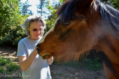 Ray's horse, Aria, is almost 36 years old.