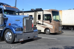 Lunch in a rest stop.