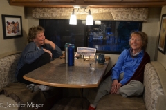 While Hilary and I hiked at sunset, Kate and Anita enjoyed a tea chat.