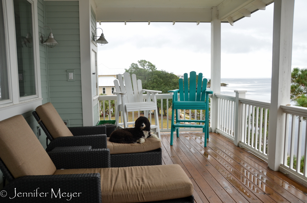 The top deck is open.