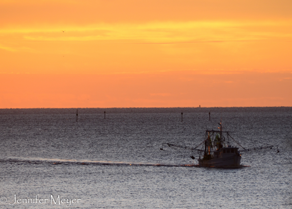 Shrimp boat.