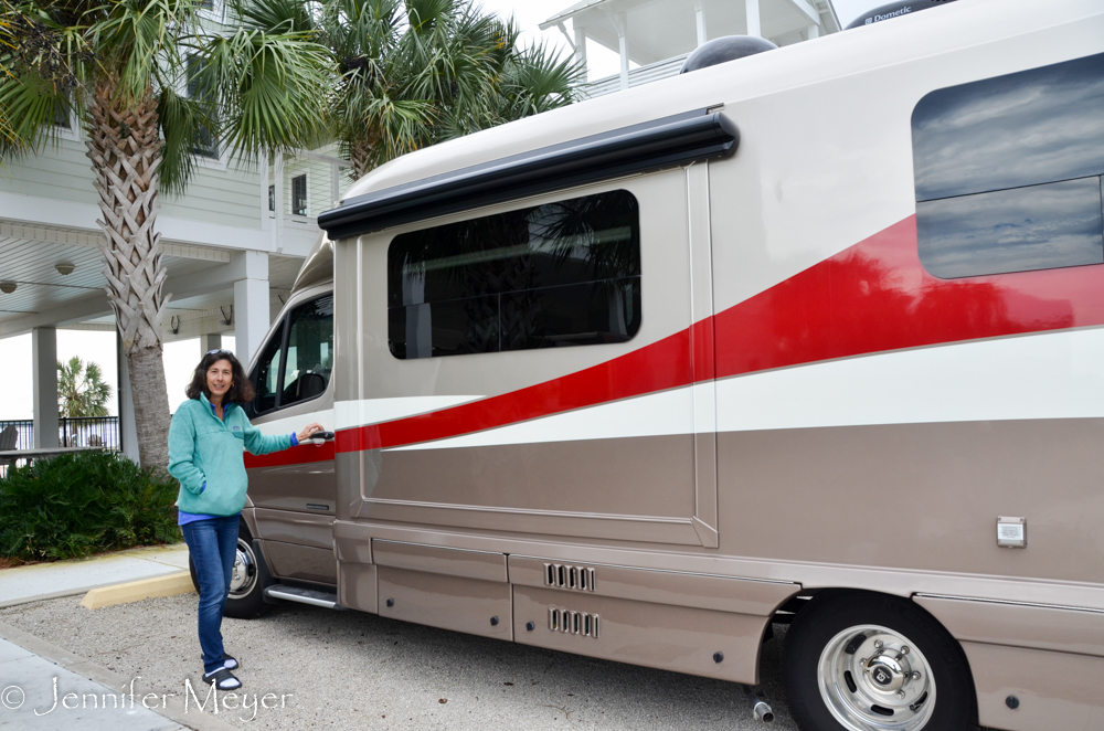 Barbara Ann and their Platinum rig.