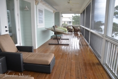 This screened in porch is my kind of heaven.